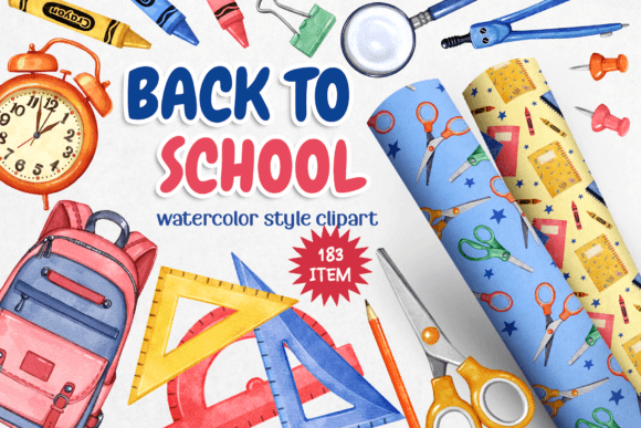Back to School, Big Clipart Collection: A Creative Toolkit