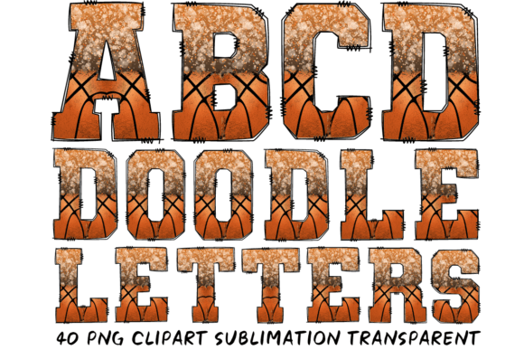 Basketball Glitter Alphabet Letters: A Game-Changing Design Asset