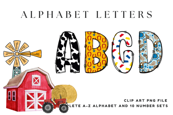 Cowboy Western Doodle Alphabet Letters5: A Creative Toolkit