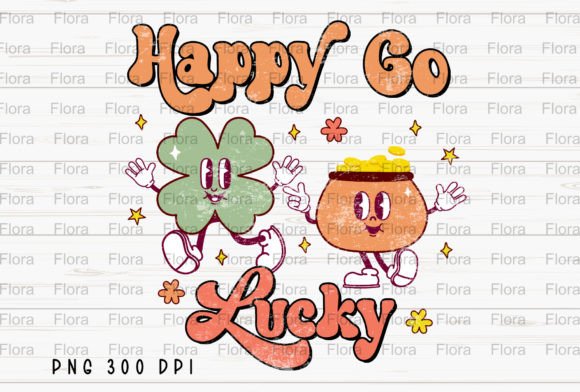 Happy Go Lucky Retro St Patricks Day PNG: Beyond the Holiday