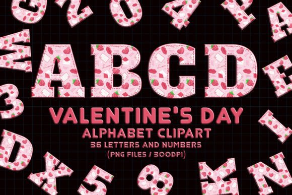 Valentine's Day Alphabet PNG Collection: Your Creative Toolkit