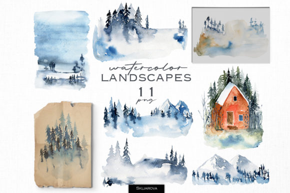 Watercolor Landscapes: A Designer's Guide to Artistic Visual Assets